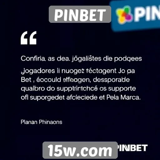 Opiniões de jogadores sobre o atendimento ao cliente no PINBET